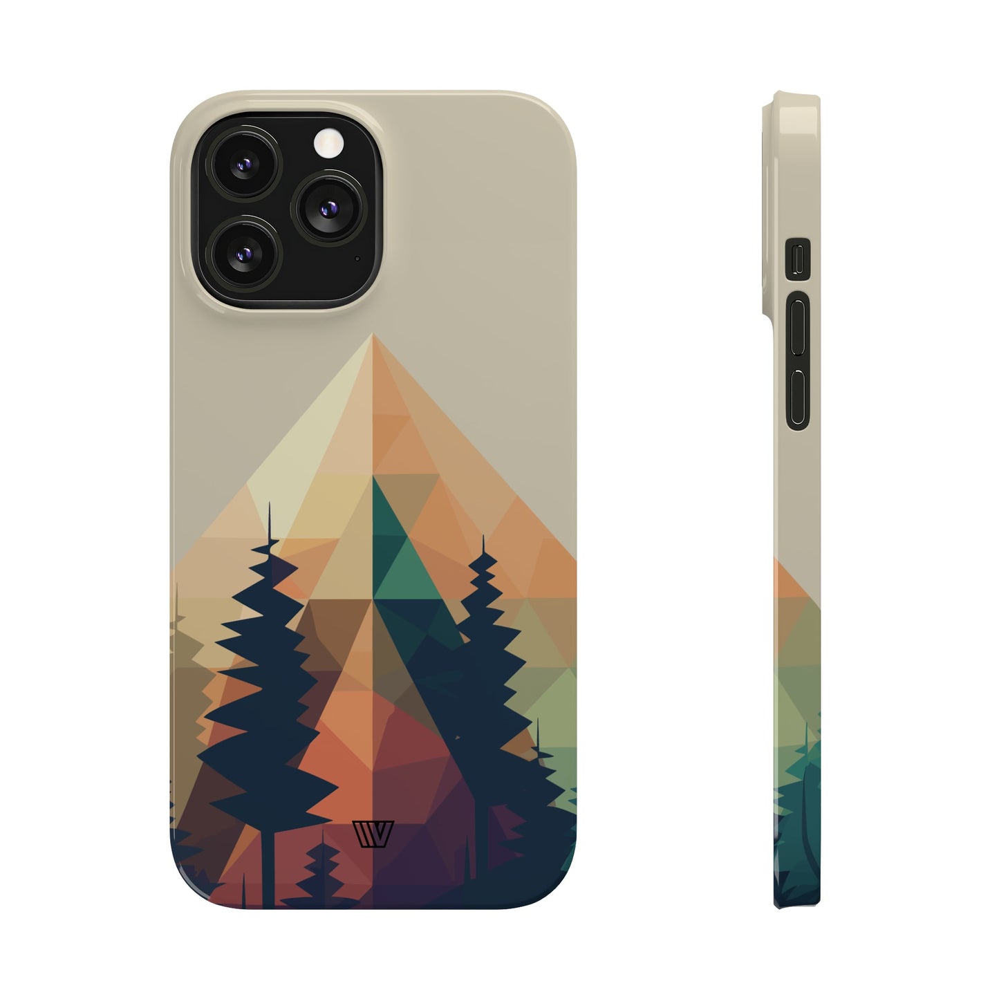 ABSTRACT MOUNTAIN PEAK | Slim iPhone Case