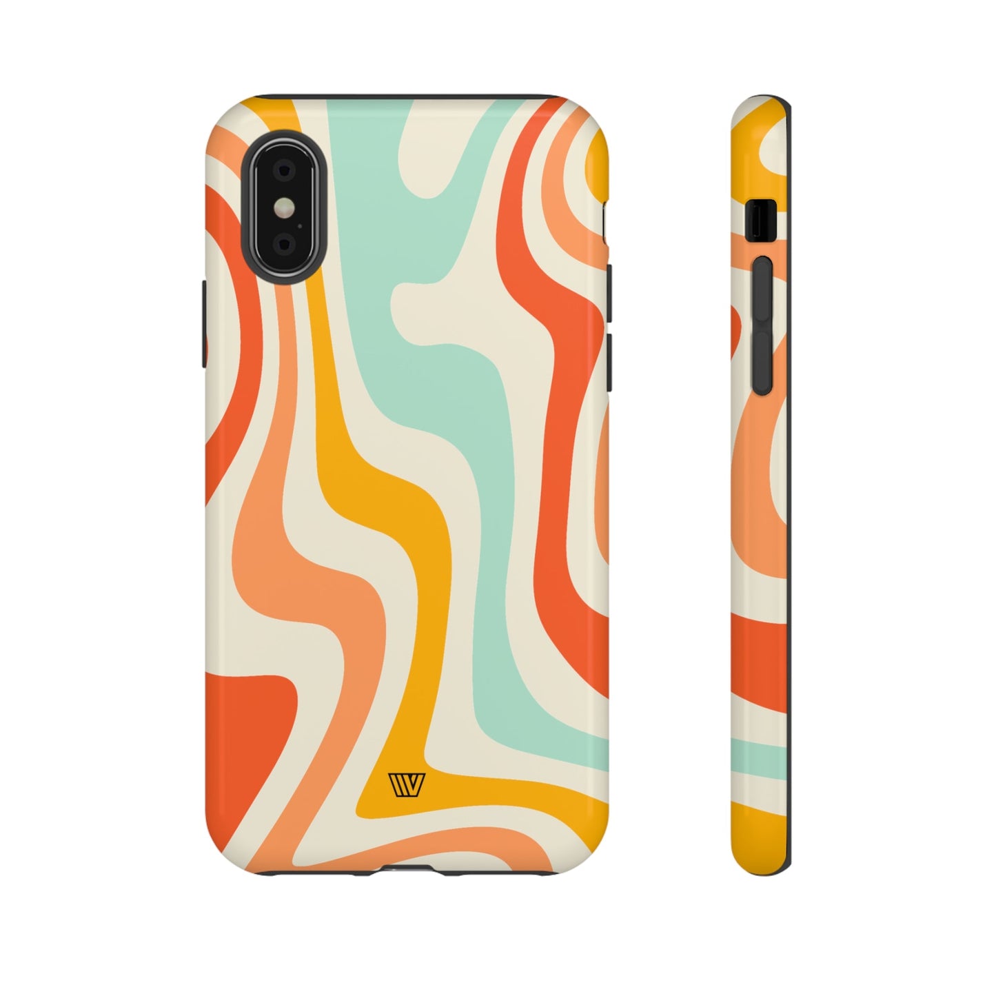 RETRO GROOVY SWIRLS | Tough Phone Case