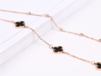 Four-Leaf Clover Anklet