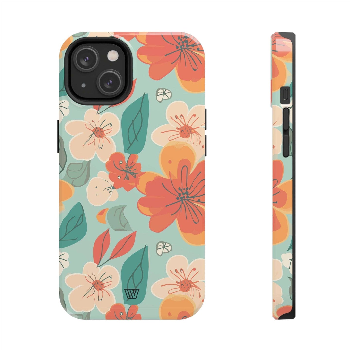 BLOOD ORANGE FLOWERS | Tough iPhone Case