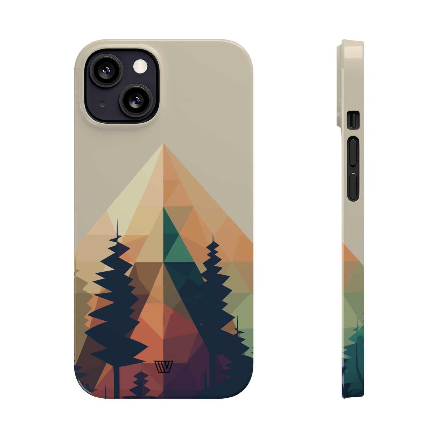 ABSTRACT MOUNTAIN PEAK | Slim iPhone Case