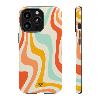 RETRO GROOVY SWIRLS | Tough Phone Case