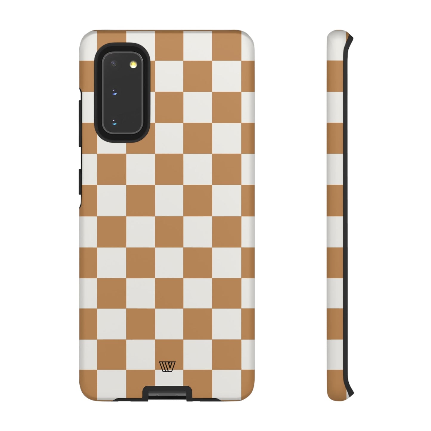 CHESTNUT CHECKERBOARD | Tough Phone Case