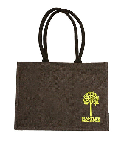 Plantlife Brown Jute Tote Bag