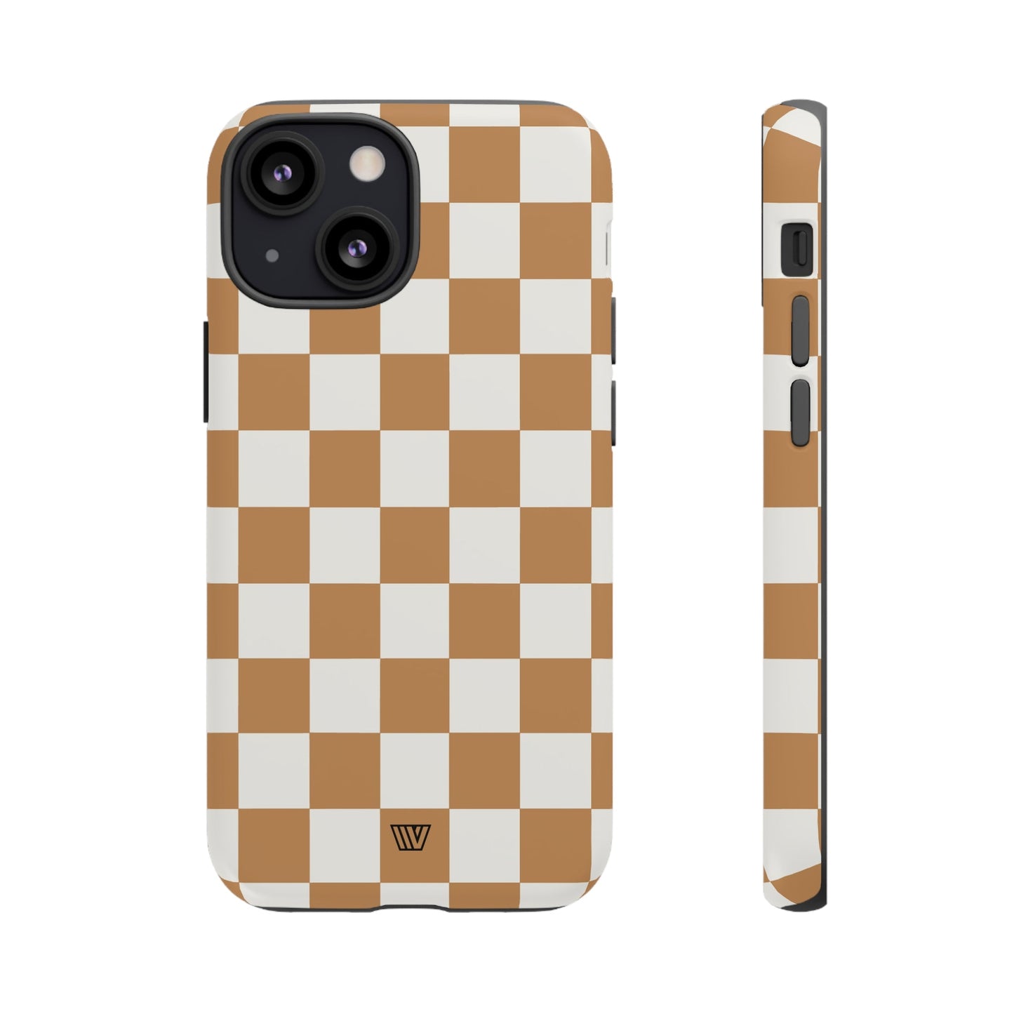 CHESTNUT CHECKERBOARD | Tough Phone Case