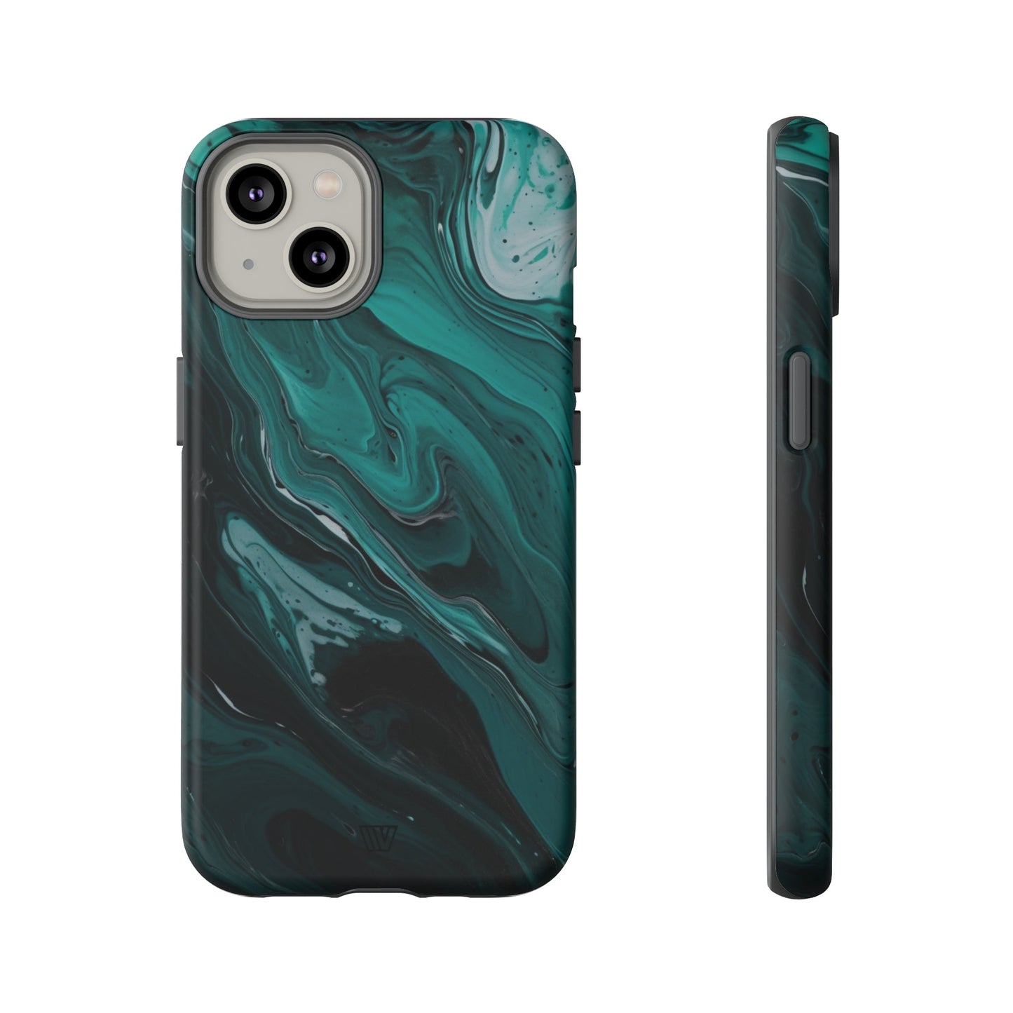 TEAL PAINT SWIRL | Tough Phone Case