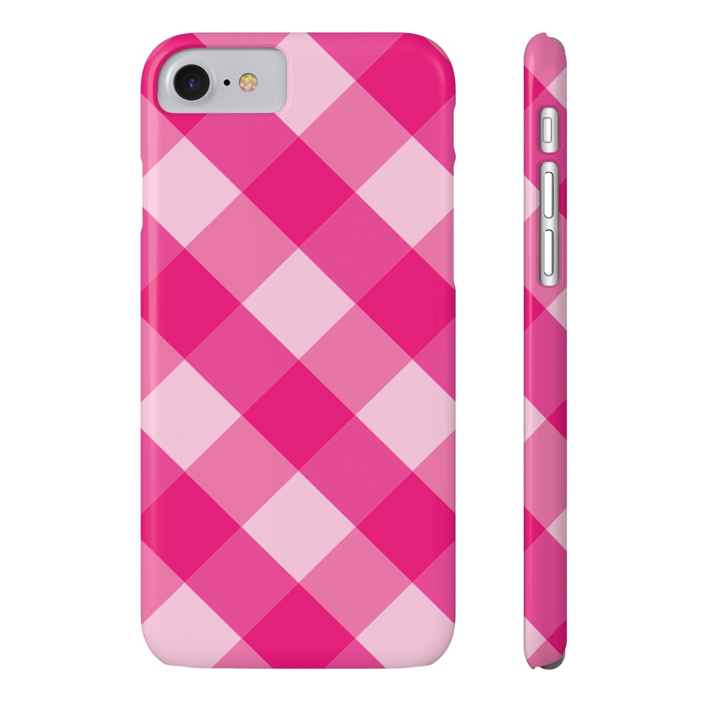 HOT PINK CLOTH Pattern  | Slim iPhone Case