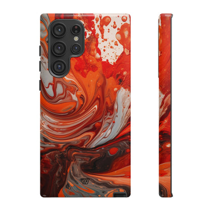 WHITE FIRE PAINT SWIRL | Tough Phone Case