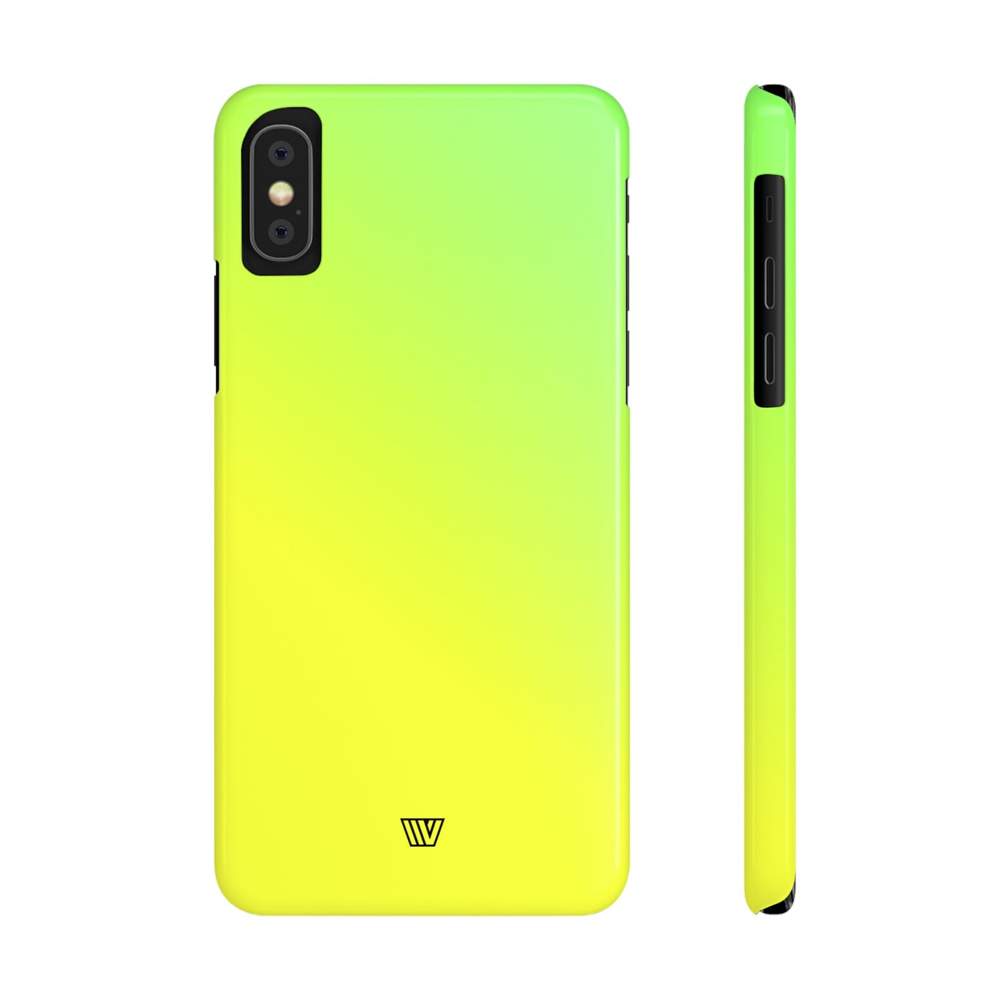 LEMON LIME NEON | Slim iPhone Case