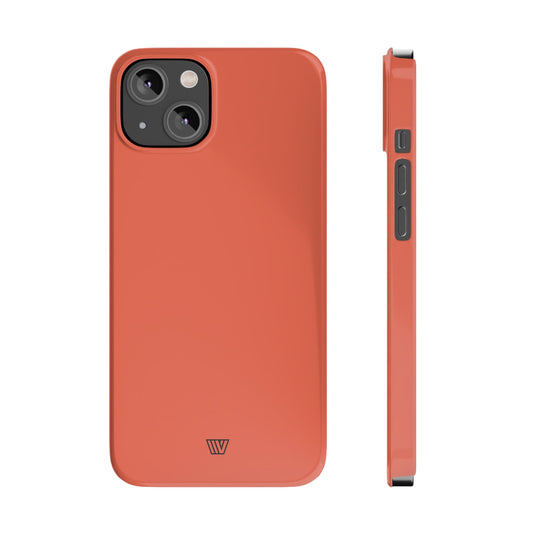 SOLID BURNT SIENNA | Slim iPhone Case