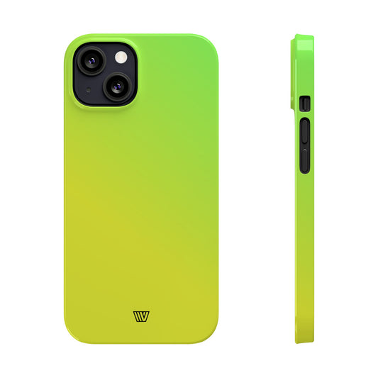 LEMON LIME NEON | Slim iPhone Case