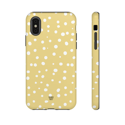 MUTED YELLOW DOTS | Tough Phone Case