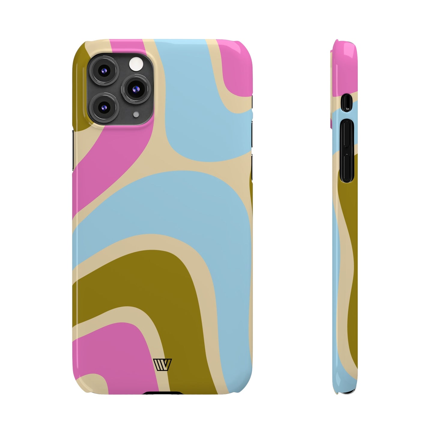 LARGE GROOVY WAVES | Slim iPhone Case