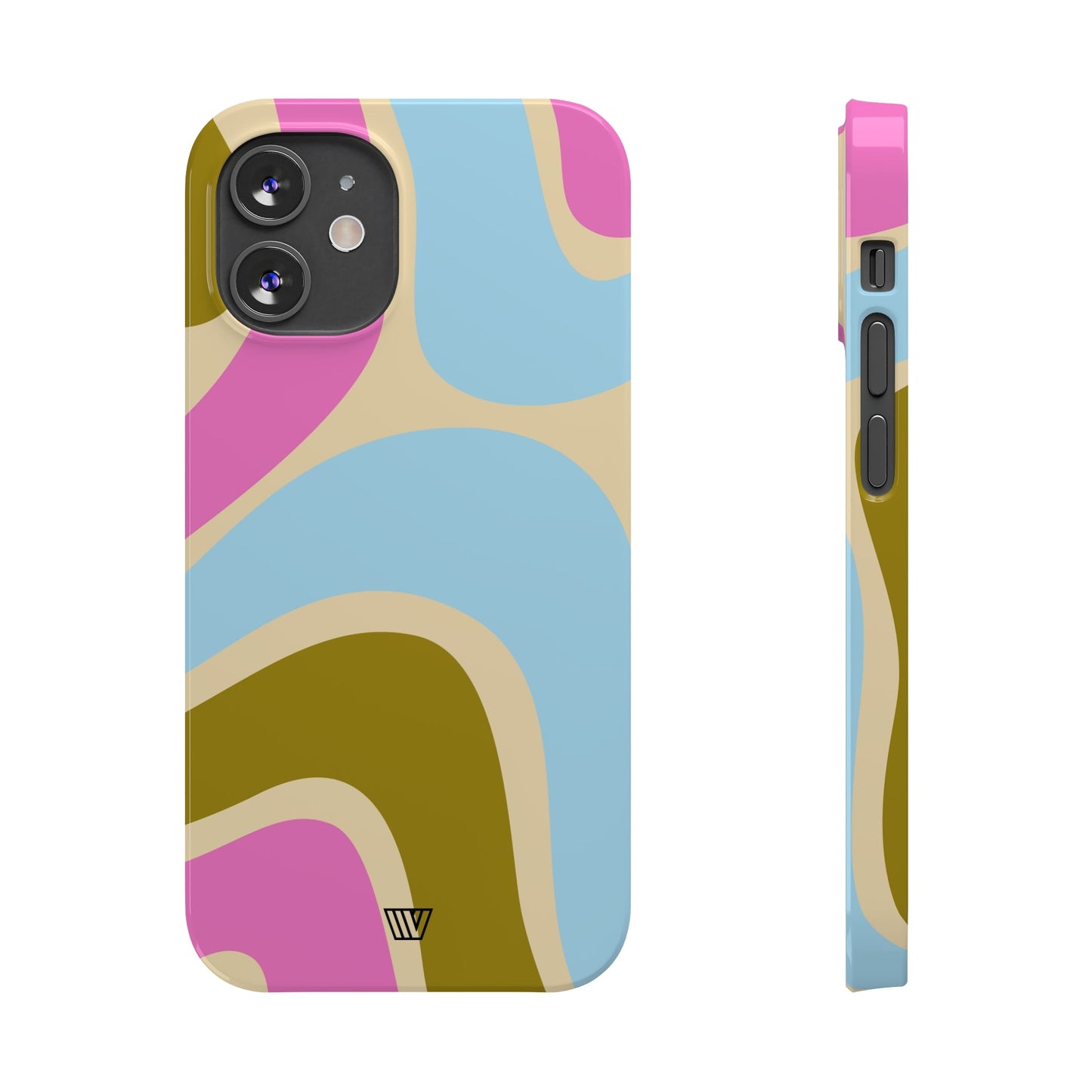 LARGE GROOVY WAVES | Slim iPhone Case