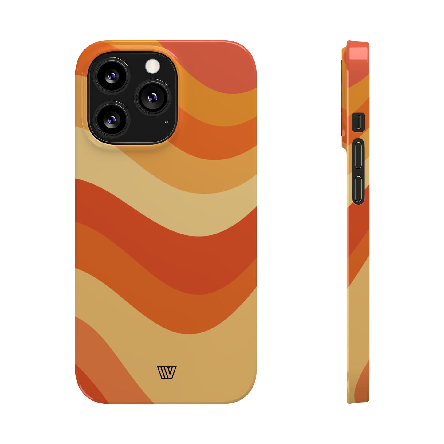 RETRO GROOVY WAVES | Slim iPhone Case