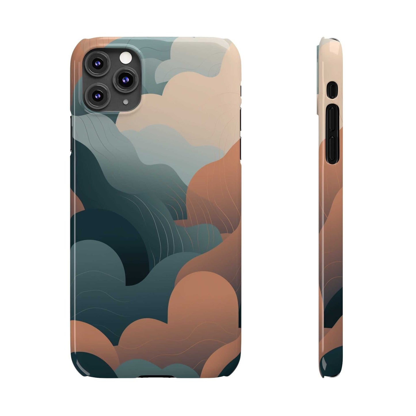 ABSTRACT FLUFFY CLOUDS | Slim iPhone Case