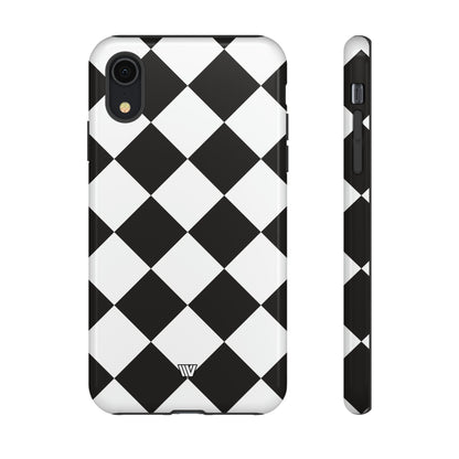 BLACK & WHITE DIAMOND | Tough Phone Case