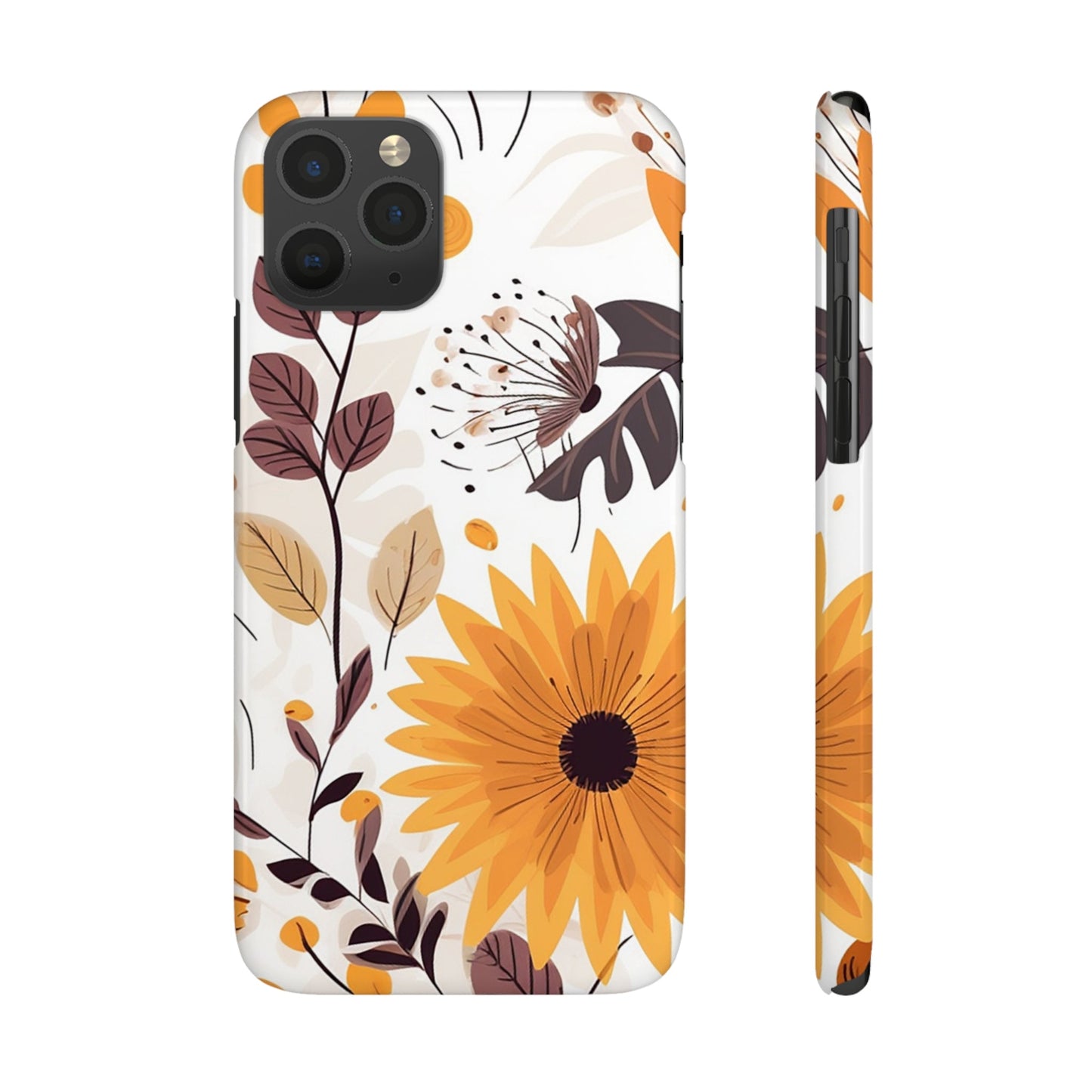 FALL FLOWERS | Slim iPhone Case