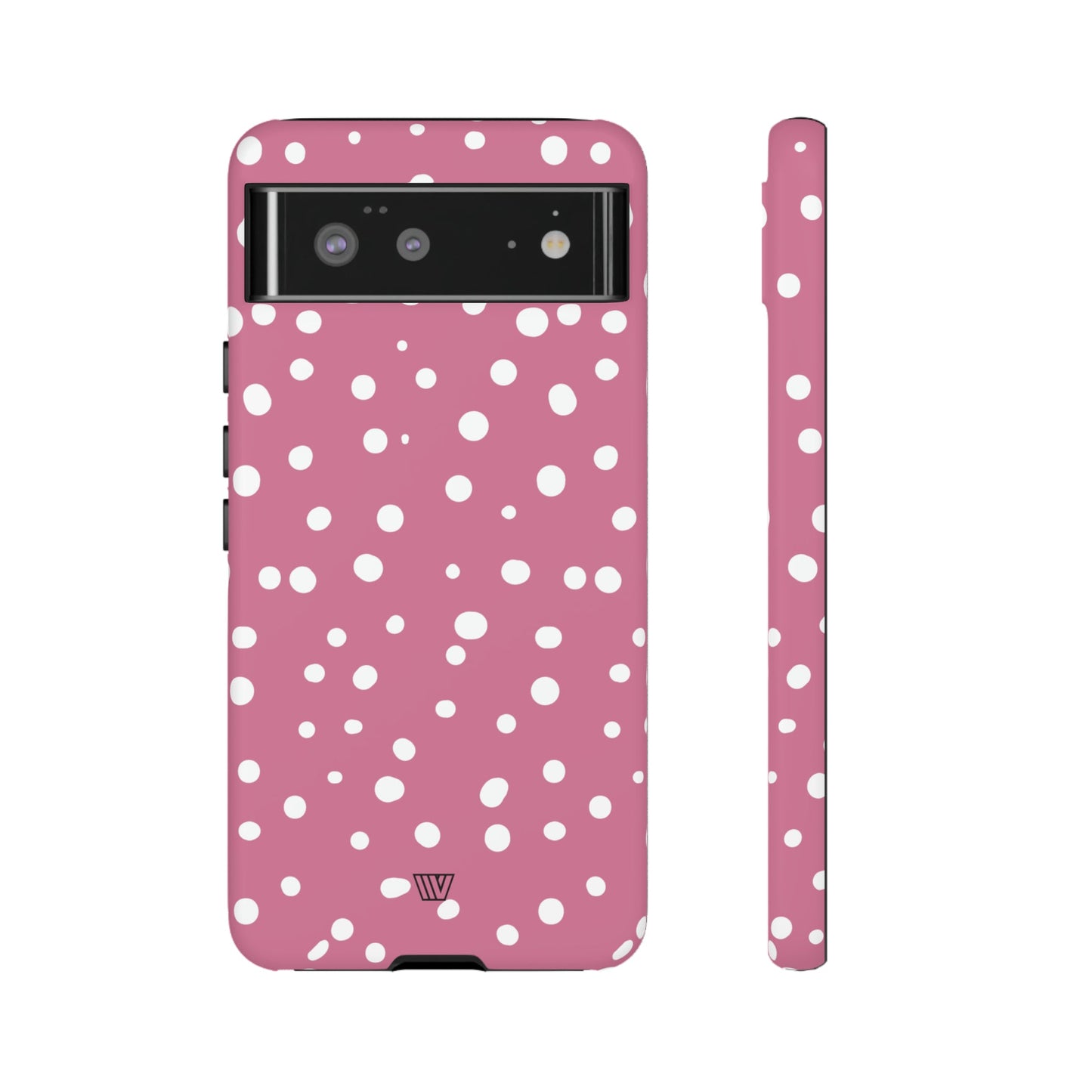 BLUSH RED DOTS | Tough Phone Case