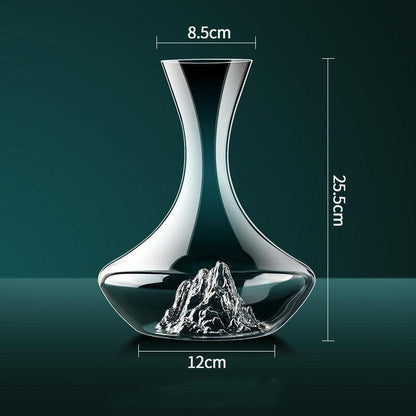 Unveil the Art of Wine with Exquisite Iceberg Crystal Decanters