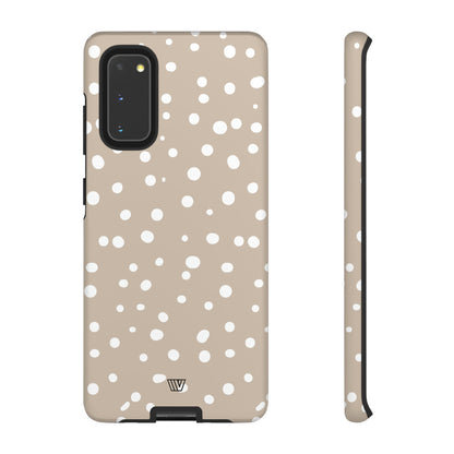 BEIGE DOTS | Tough Phone Case