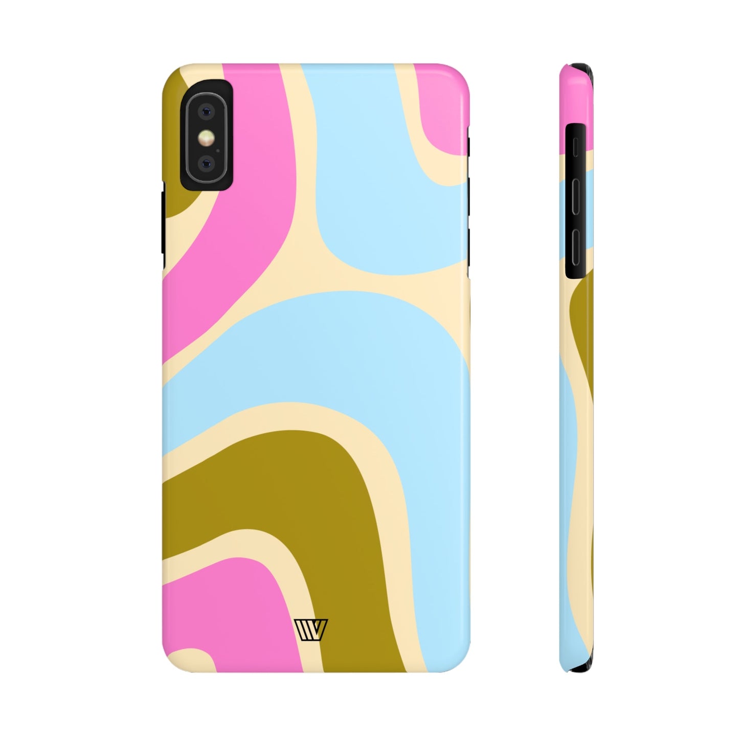 LARGE GROOVY WAVES | Slim iPhone Case