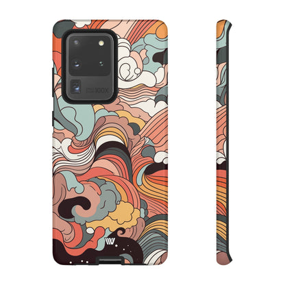 ABSTRACT DOODLE CLOUDS | Tough Phone Case