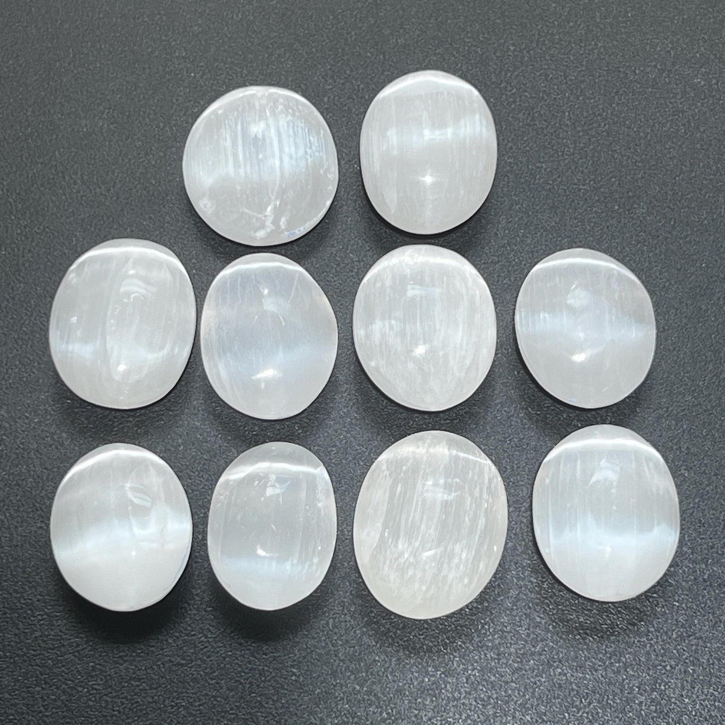 Selenite Crystal Mini Small Palm Stone Orb Carving Wholesale Bulk Gemstone Lot