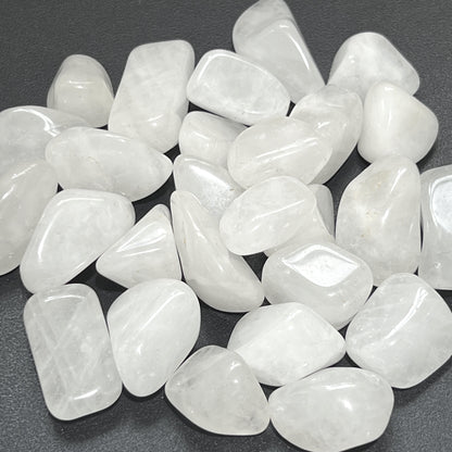 White Quartz Crystal Tumbled (1 Kilo)(2.2 LBs) Bulk Wholesale Lot Polished Gemstones