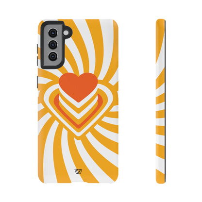 HEART RAY STACK | Tough Phone Case