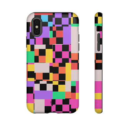 MASHED UP CHECKERBOARD | Tough Phone Case