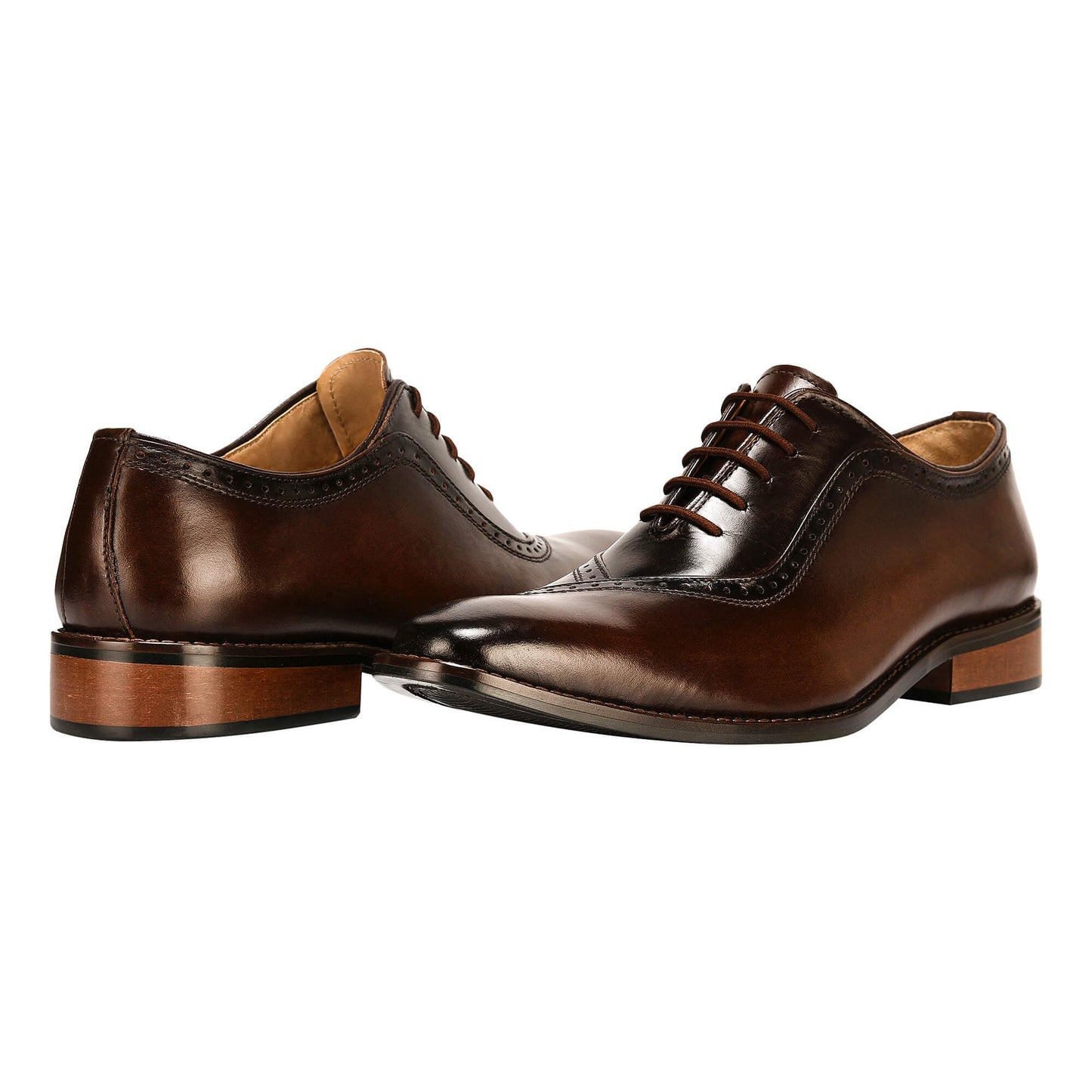 Debonair Genuine Leather Oxford Style Dress Shoes For Men