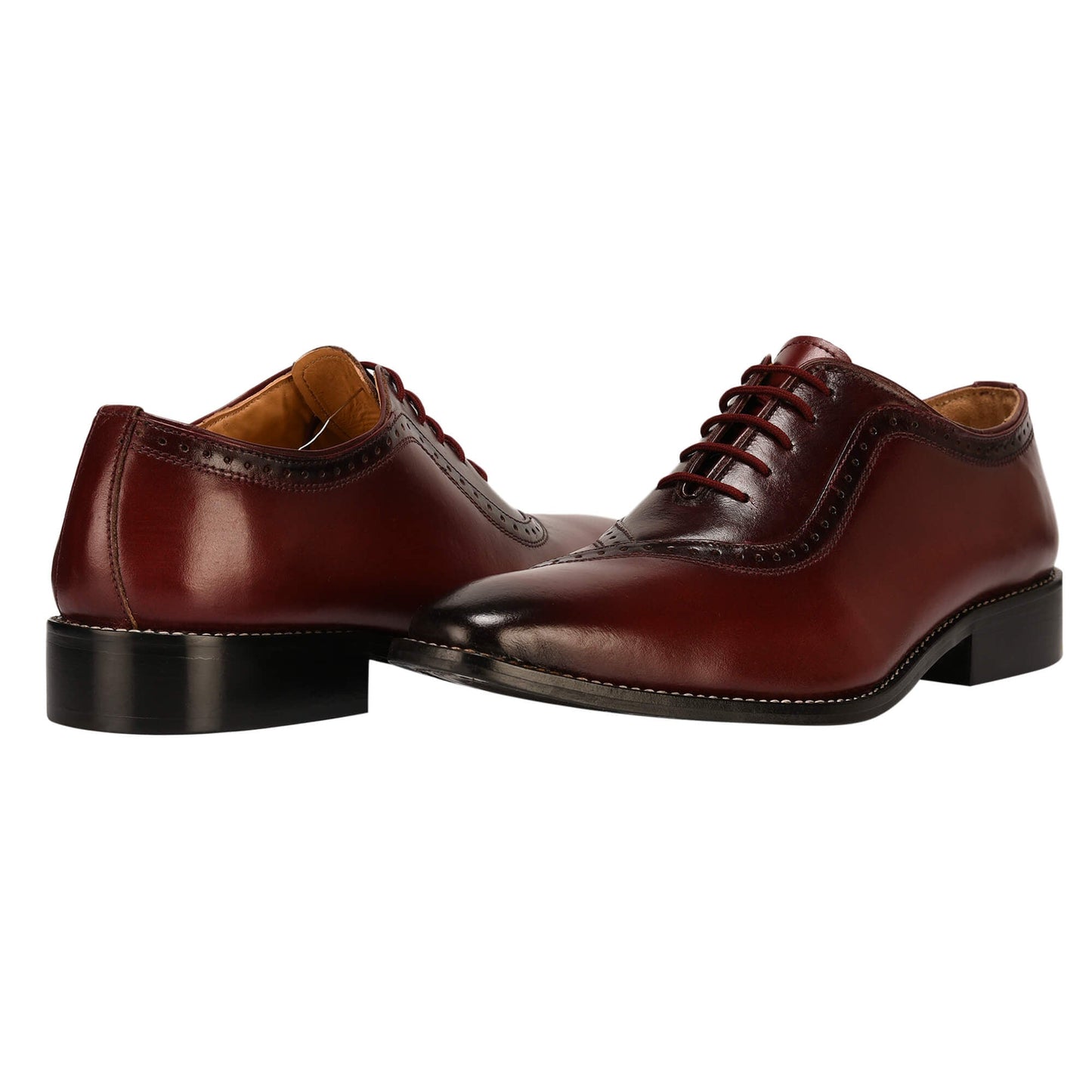 Debonair Genuine Leather Oxford Style Dress Shoes For Men