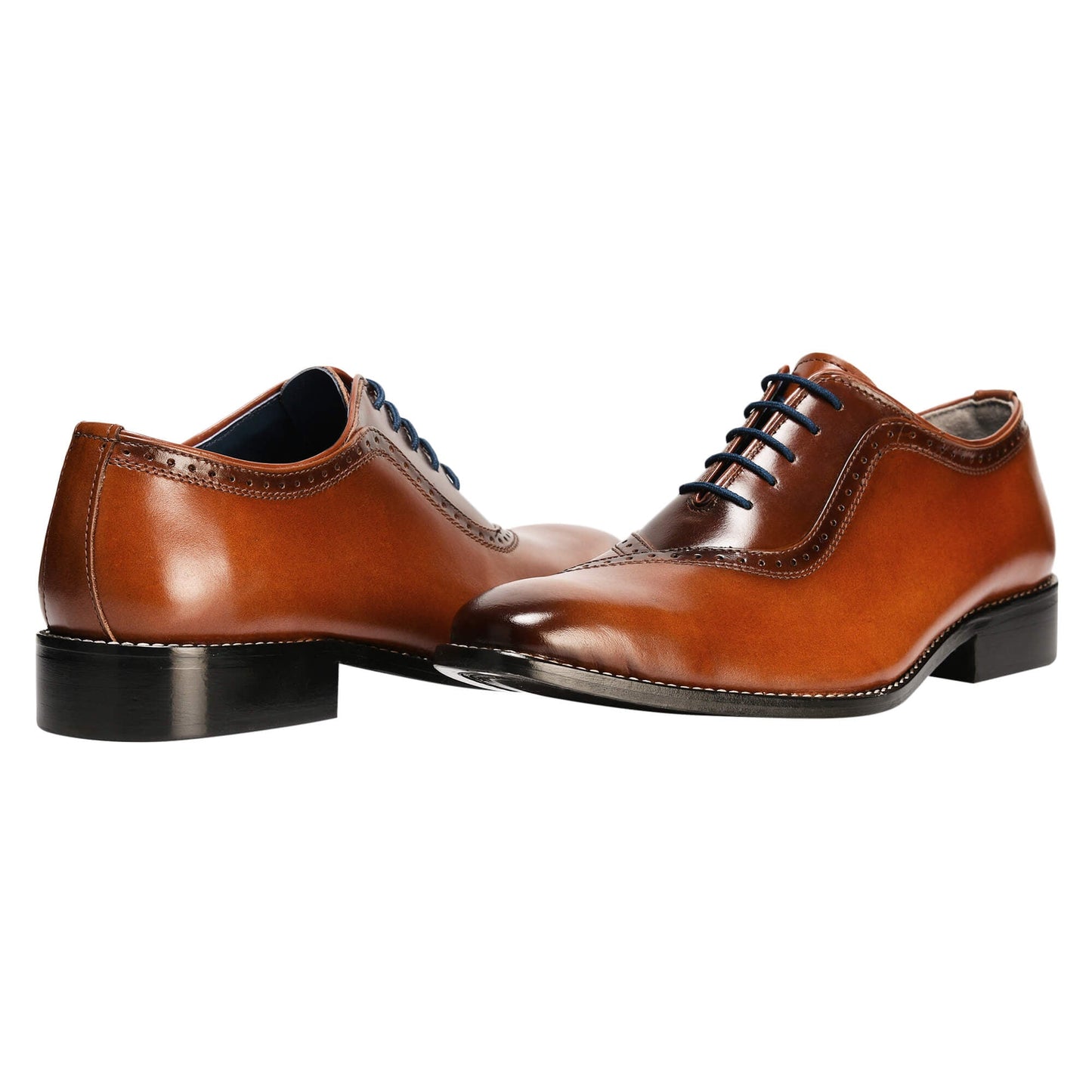 Debonair Genuine Leather Oxford Style Dress Shoes For Men