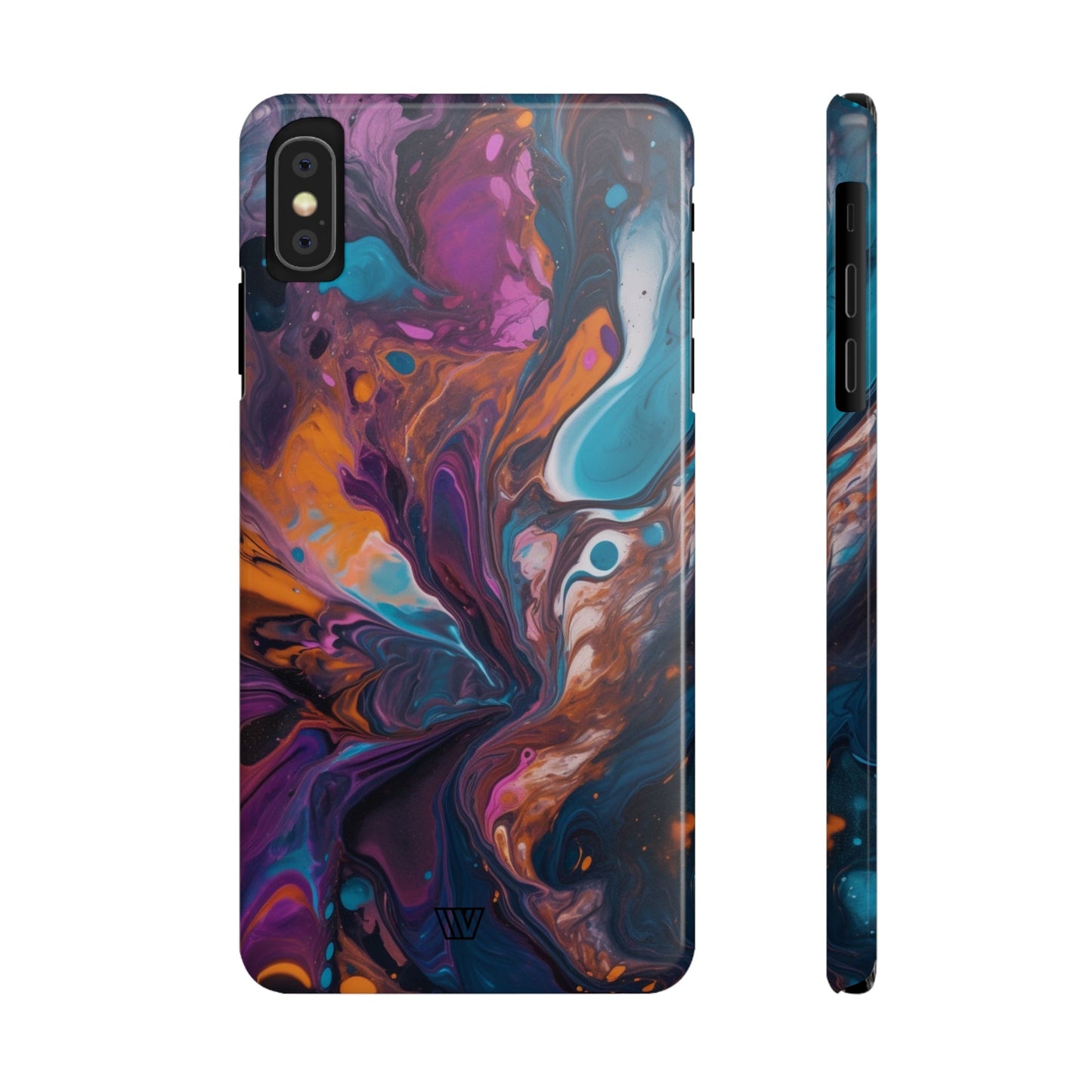 COSMIC PAINT SWIRL | Slim iPhone Case