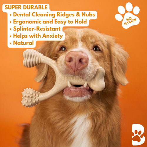 BetterBone Hard Density- Tough, SUPER Durable All-Natural, Dog Chews - For Aggressive Chewers.