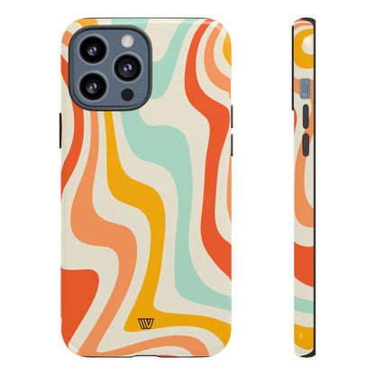 RETRO GROOVY SWIRLS | Tough Phone Case