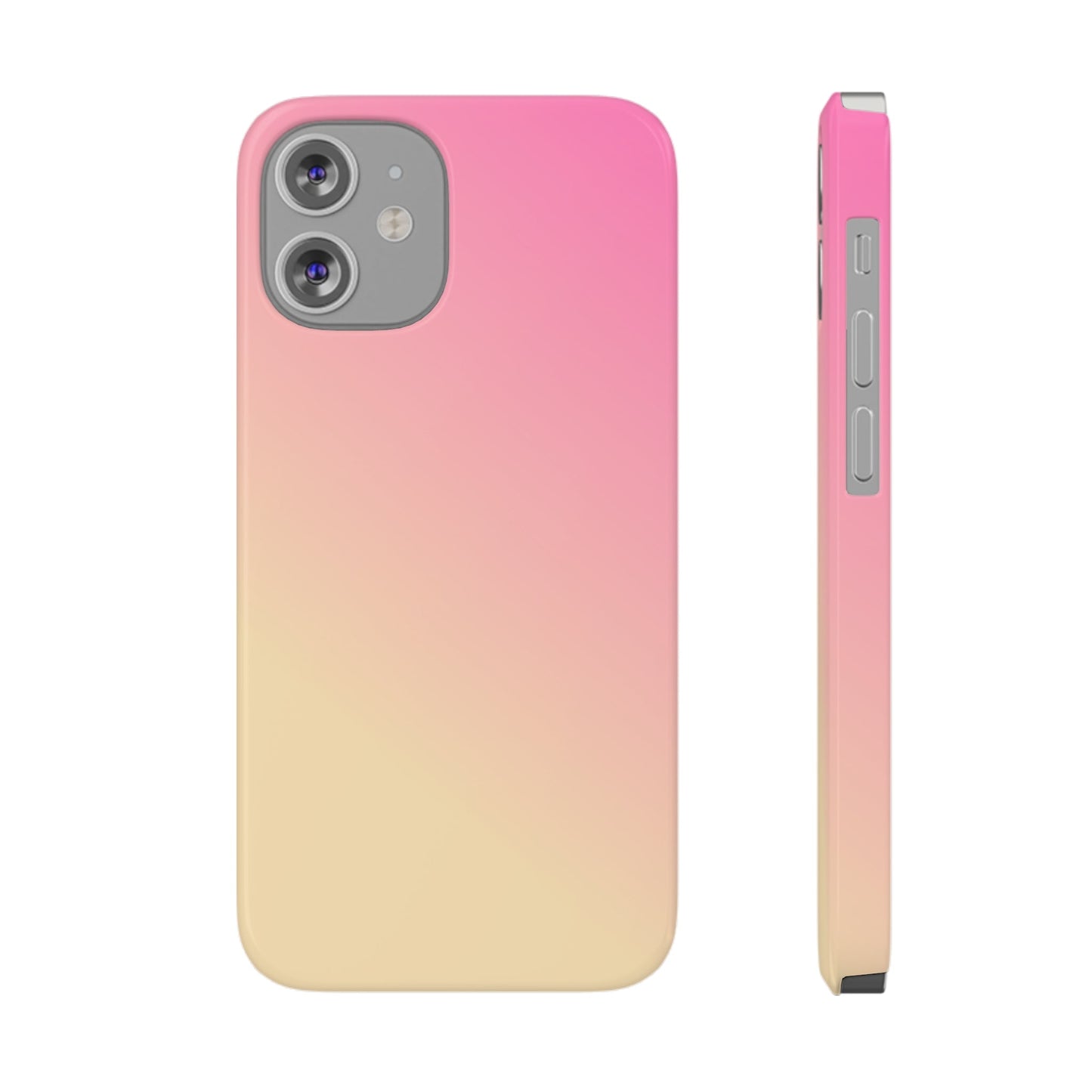 PINK YELLOW GRADIENT | Slim iPhone Case