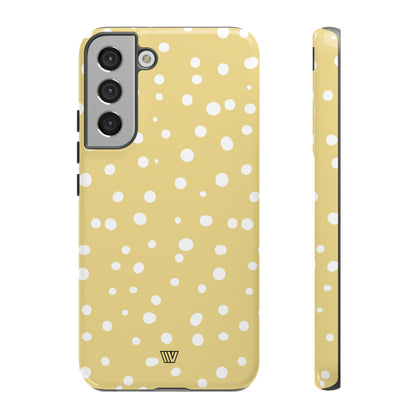 MUTED YELLOW DOTS | Tough Phone Case