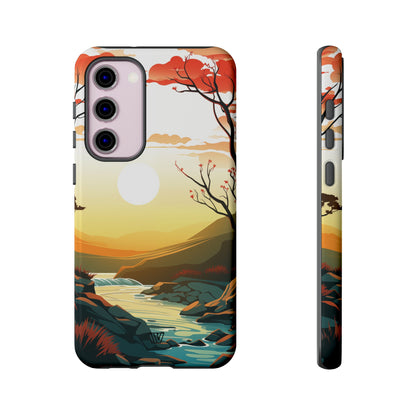 RIVER SUNSET | Tough Phone Case