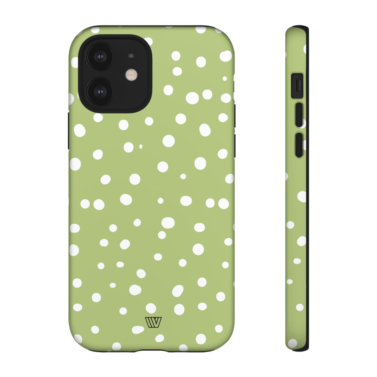 PALE OLIVE DOTS | Tough Phone Case