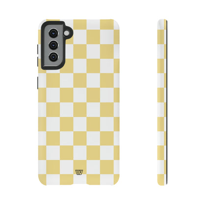 BANANA YELLOW CHECKERBOARD | Tough Phone Case