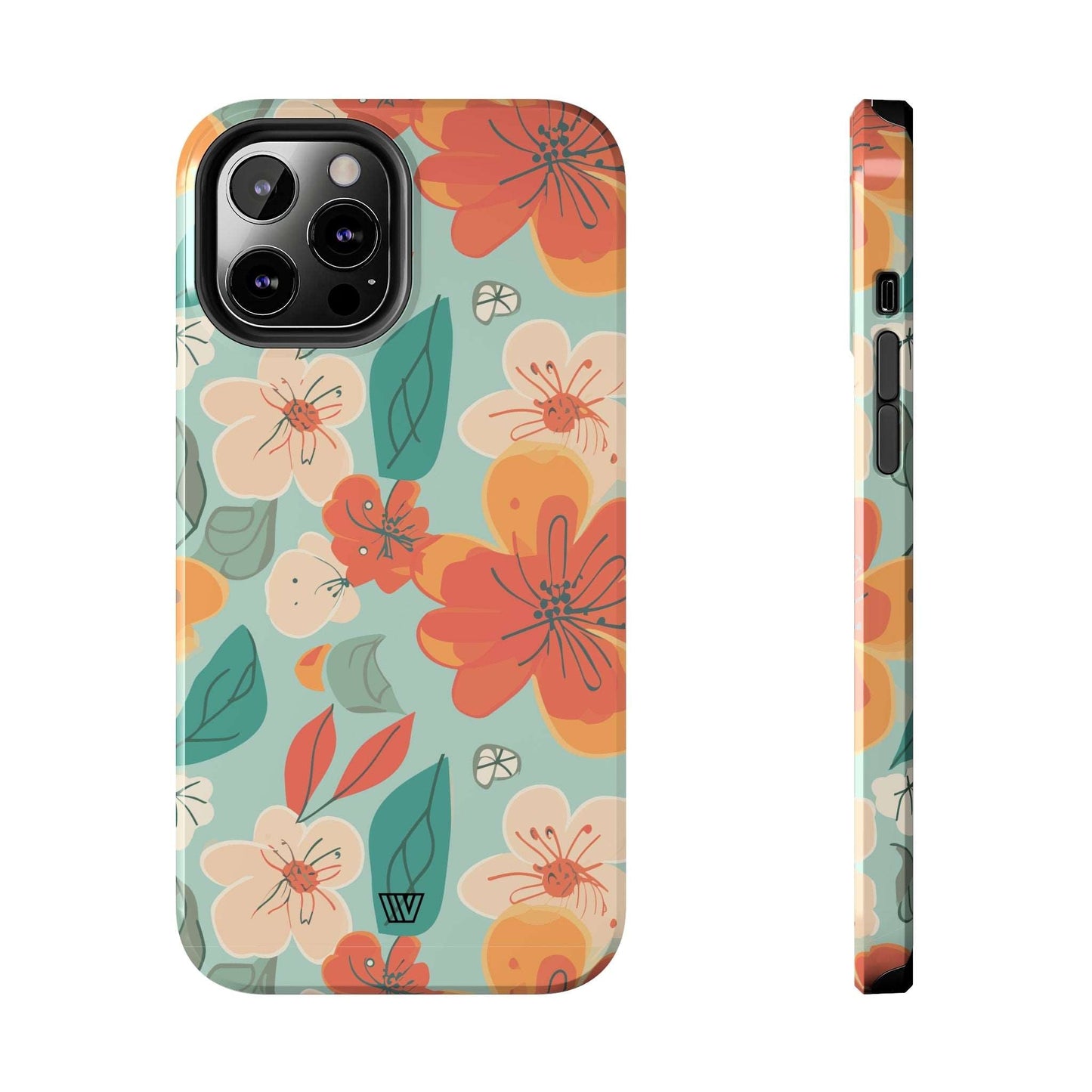 BLOOD ORANGE FLOWERS | Tough iPhone Case