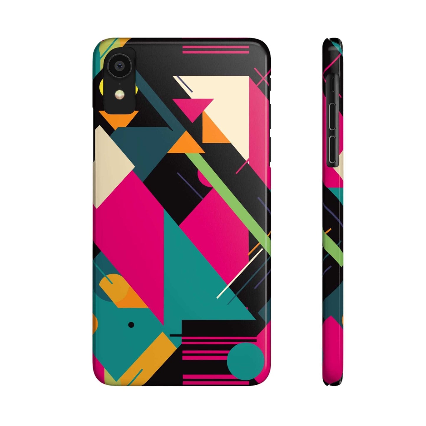 80s / 90s RETRO GEOMETRIC PATTERN | Slim iPhone Case