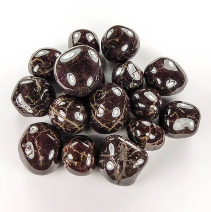 Cherry Garnet Tumbled (3 Pcs) Gemstone Polished Crystal