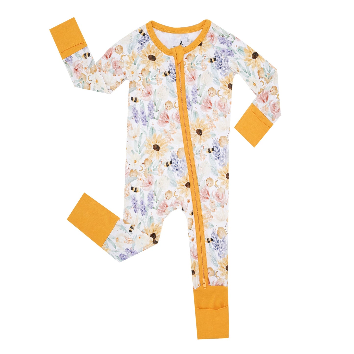 Floral Zipper Bamboo Sleeper