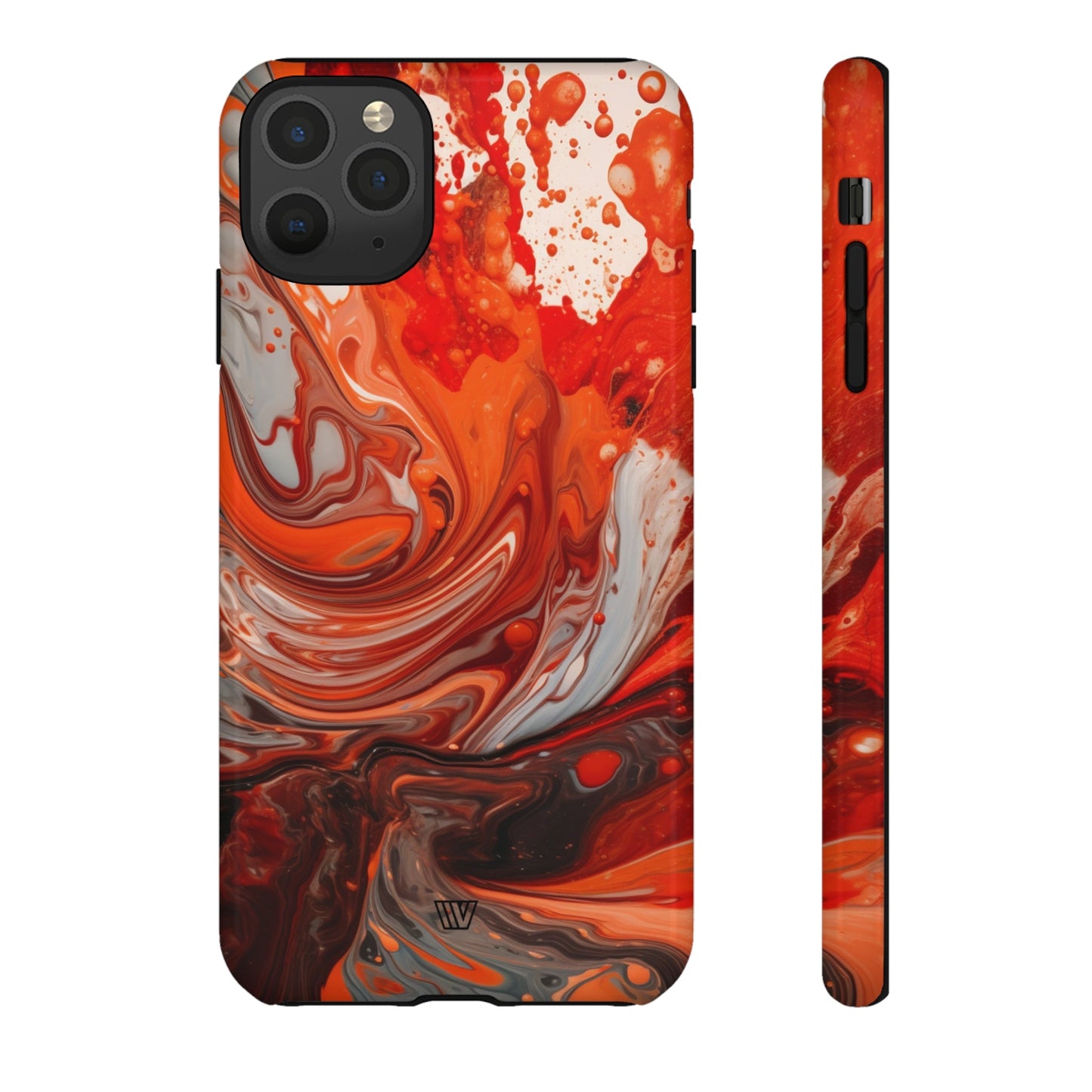 WHITE FIRE PAINT SWIRL | Tough Phone Case