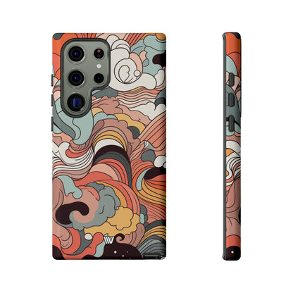 ABSTRACT DOODLE CLOUDS | Tough Phone Case