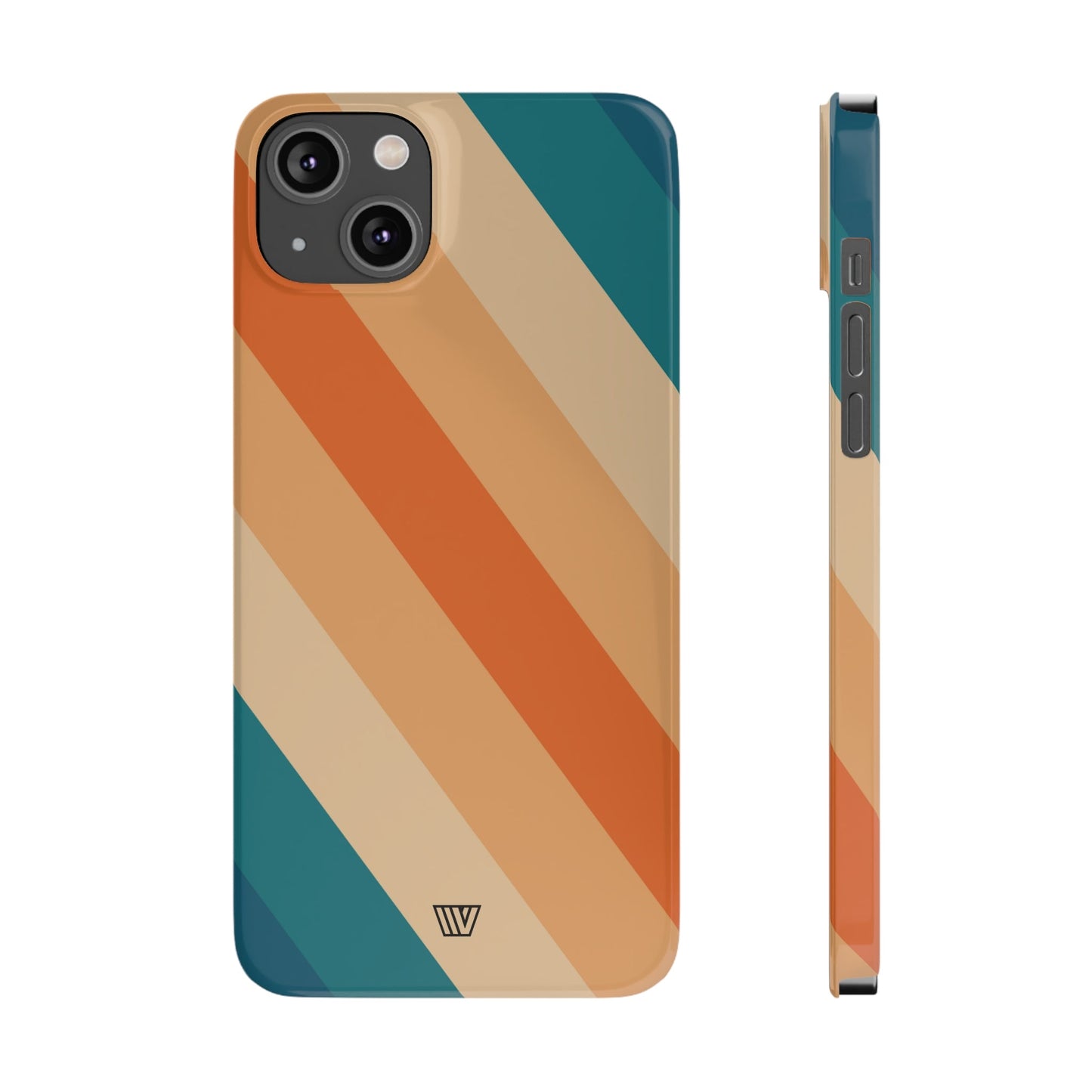 70s RETRO STRIPE | Slim iPhone Case