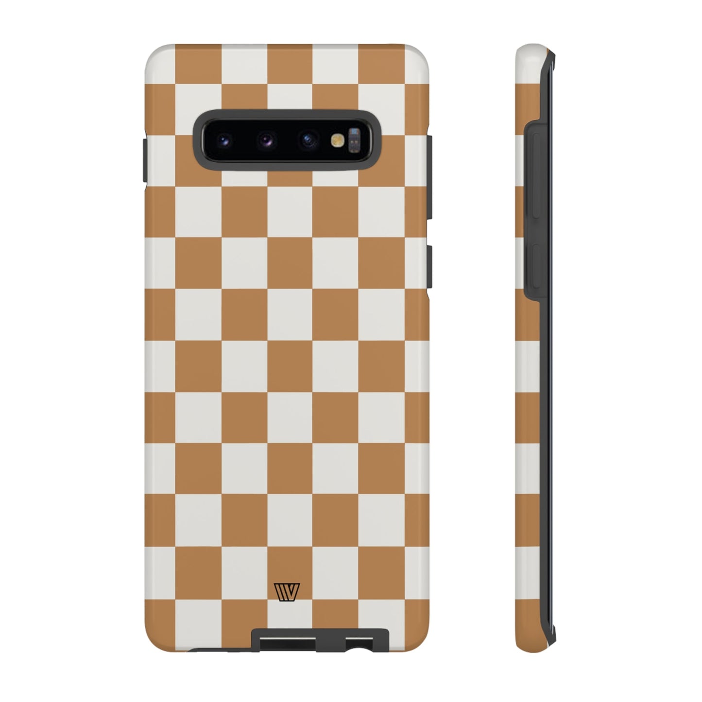 CHESTNUT CHECKERBOARD | Tough Phone Case